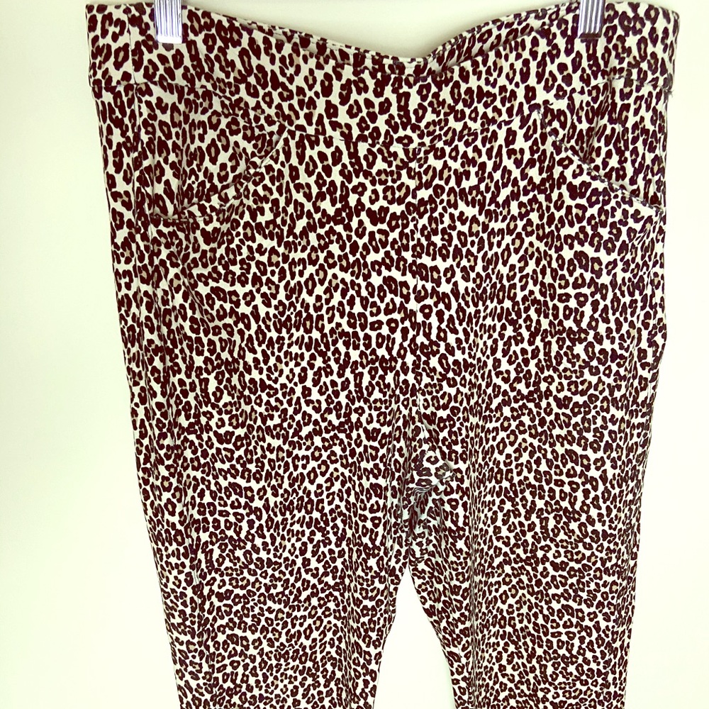 Chico’s leopard ankle pants